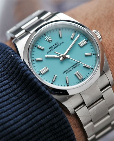 tiffany blue rolex oyster perpetual|Rolex Oyster Perpetual 41 for sale.